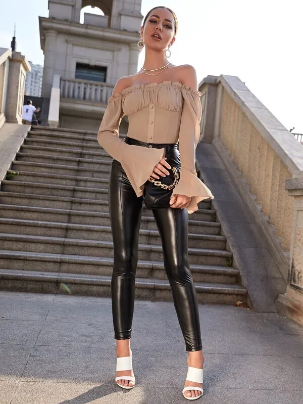 Chidozie Off Shoulder Bell Sleeve Top