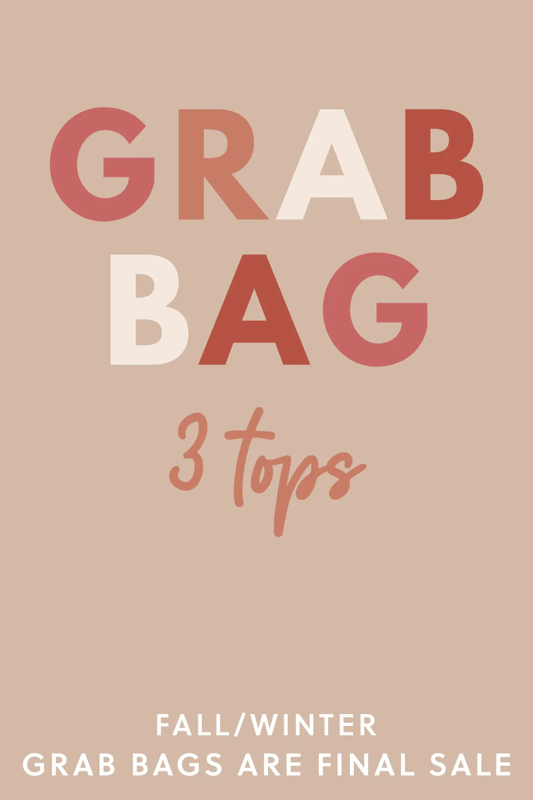 Fall/Winter Grab Bags- 3 Tops