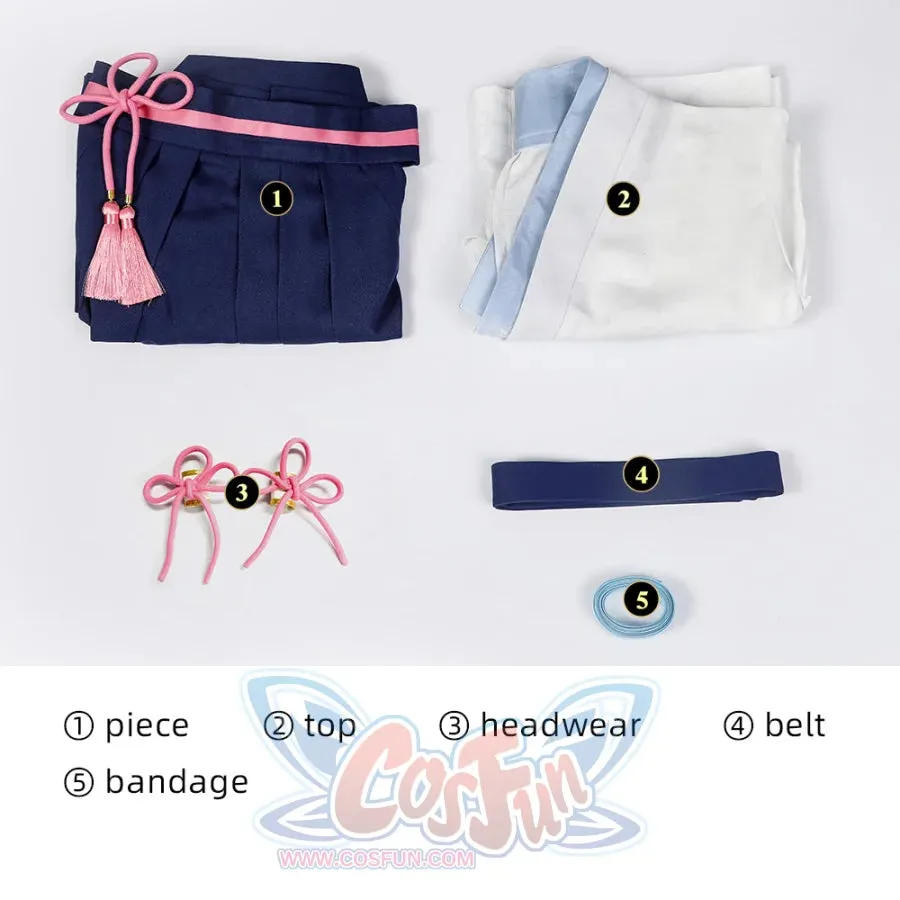 Game Genshin Inazuma Kamisato Ayaka Cosplay Costume C02056