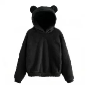 Winter Women's Hoodies Winter  Long Sleeve Rabbit Ear Sweatshirt